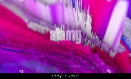 Mehrfarbige Schichten abstrakter Geräuschkulisse, 3d-Rendering Hintergrund, Computer generiert Stockfoto