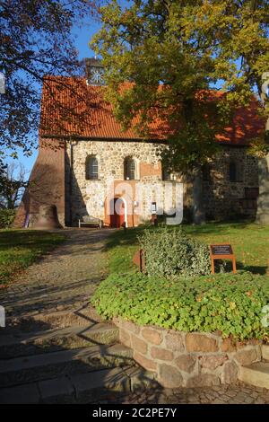 Evangelisch-lutherische Kirche St. Mauritius in Hittfeld Stockfoto