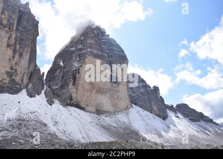 Tre Cime di Lavaredo Stockfoto