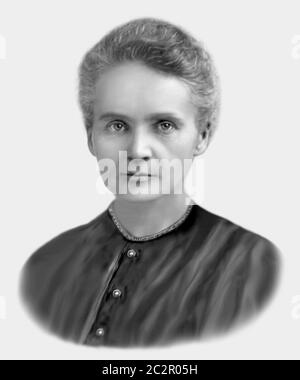 Marie Curie 1867-1934 Polin geboren Französisch Physikerin Chemikerin Stockfoto