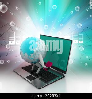 Global Analyse Stockfoto