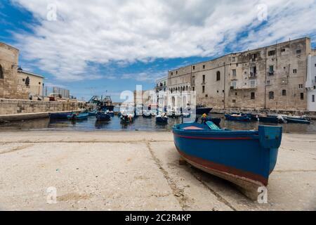 Boote in Region Monopoli, Apulien Stockfoto