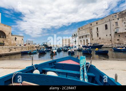 Boote in Region Monopoli, Apulien Stockfoto