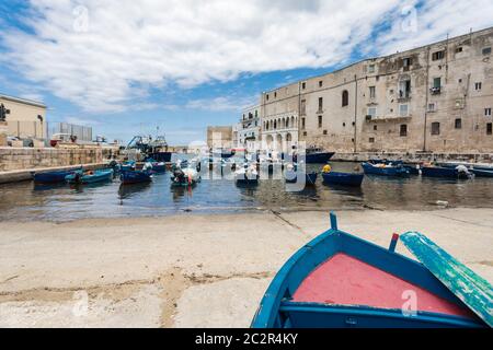 Boote in Region Monopoli, Apulien Stockfoto