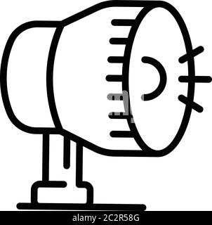 Megaphon Symbol, Umriss-Stil Stock Vektor