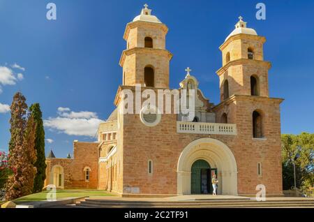 St. Francis Xavier's Cathedral in der Küstenstadt Geraldton, Westaustralien, wurde in Etappen zwischen 1916 und 1938, Architekt John Hawes gebaut Stockfoto