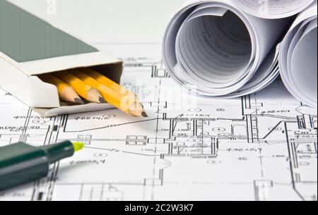 Designer-Arbeitsbereich Stockfoto
