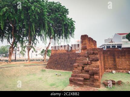 Bastion Middleburg, Bastion in Malakka, Malaysia Stockfoto