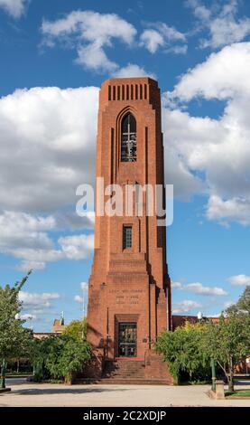 War Memorial Carillon Kings Parade Bathurst NSW Australien Stockfoto