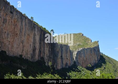 Die Route der Hängenden Brücken Stockfoto