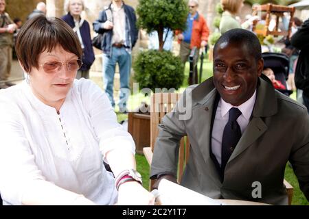 Die Antiques Roadshow in Fountains Abbey und Studley Royal Park. Stockfoto