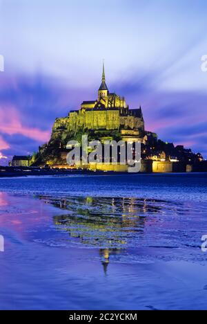 Le Mont-Saint-Michel, Normandie, Frankreich Stockfoto