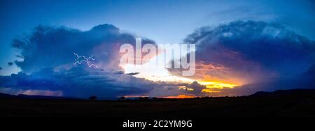 Serengeti Sturm, Serengeti, Tansania, Afrika Stockfoto