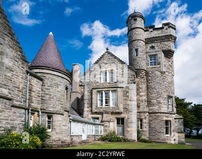 Außenansicht des Wardlaw-Wohnheims erbaut im Jahr 1896, University Hall at Kennedy Gardens, ein Frauenwohnheim an der St. Andrews University, eine Meile vom Strand entfernt, Th Stockfoto