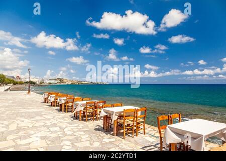 Ierapetra Stadt, die südlichste Stadt Europas, auf Kreta Insel, Griechenland, Europa. Stockfoto