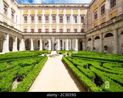 Nationalpalast von Mafra, Mafra, Portugal Stockfoto