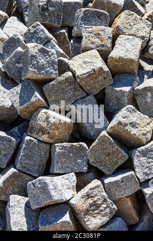 Stapel von Pflastersteinen, Österreich Stockfoto