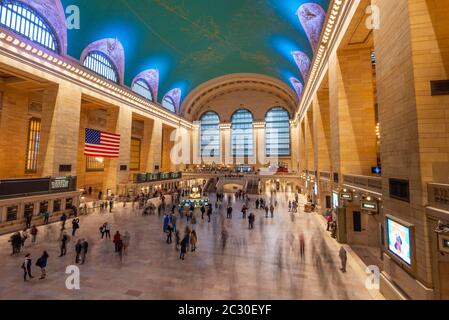 Innenansicht des Grand Central Station, Grand Central Terminal, Manhattan, New York City, New York State, USA Stockfoto