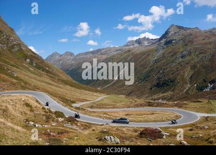 Silvretta Hochalpenstraße, Silvretta Gruppe, Paznauntal, Galtuer, Tirol, Österreich Stockfoto