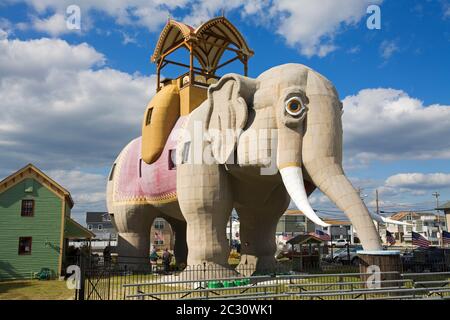 Lucy die Elephant National Historic Landmark, Margate City, New Jersey, USA Stockfoto