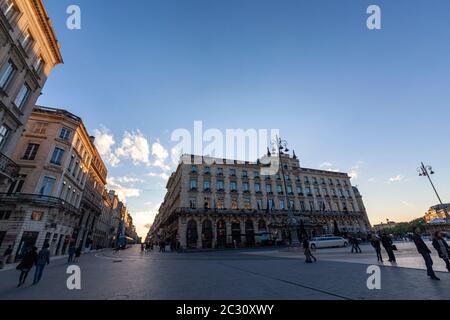 Intercontinental Bordeaux Le Grand Hôtel in der Place de la Comédie, Bordeaux, Gironde, Frankreich. Stockfoto
