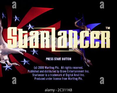 Star Lancer - Sega Dreamcast Videospiel - nur für redaktionelle Verwendung Stockfoto