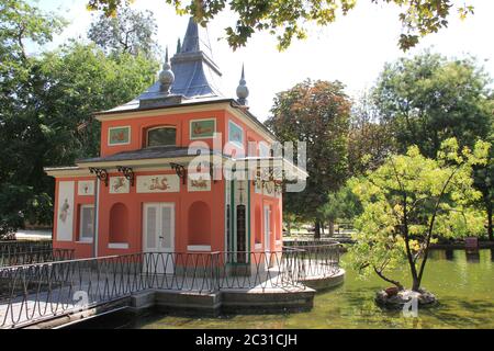 Parque del Buen Retiro, Madrid Stockfoto