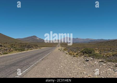 Verlassene Landschaft in der Provinz Neuquen, Argentinien Stockfoto