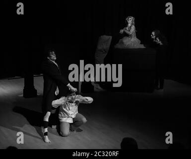 Bühnenwerke, Bühnenhandwerk, Dramen, Live-Theater Stockfoto