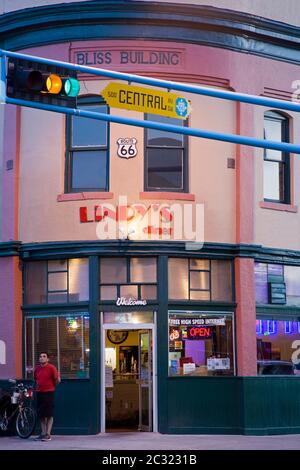 Lindy's Diner an der Central Avenue, Albuquerque, New Mexico, USA Stockfoto