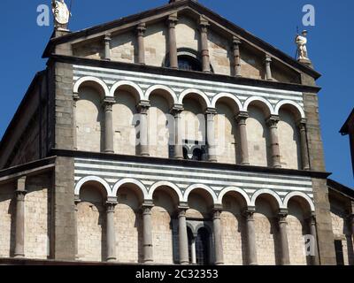 Kathedrale St Zeno's - Pistoia, Toskana, Italien Stockfoto