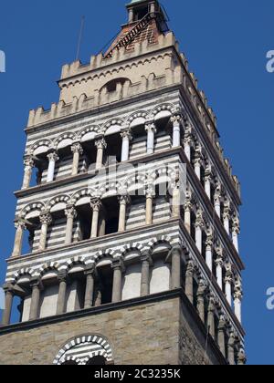 Kathedrale St Zeno's - Pistoia, Toskana, Italien Stockfoto