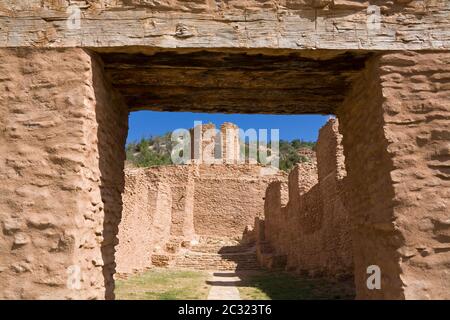 Jemez State Monument, Albuquerque, New Mexico, USA Stockfoto