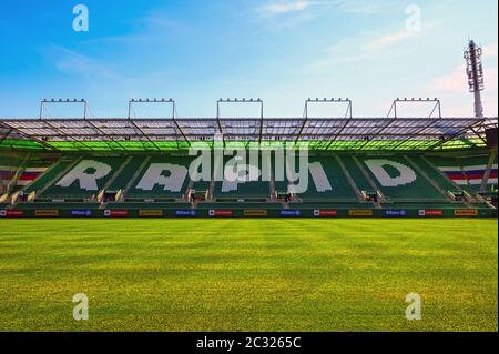 Blick auf das Allianz Stadion - die offizielle Arena des FC Schnell Stockfoto