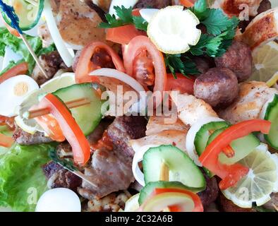 Catering Buffet oder Party Essen, Vorspeisen Bild von einem Stockfoto