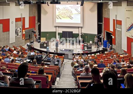 Vorlesung an der TU Dortmund, Technische Universität Dortmund, Ruhrgebiet, Deutschland, Europa Stockfoto