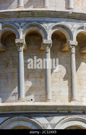 Schiefen Turm in Pisa Italien Stockfoto