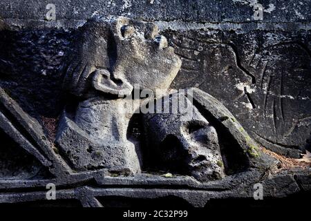 Bittermark-Denkmal, Detail, Künstler Karel Nestrath, Dortmund, Ruhrgebiet, Deutschland, Europa Stockfoto