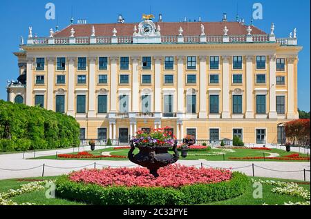 Park in Schönbrunn, Wien Stockfoto