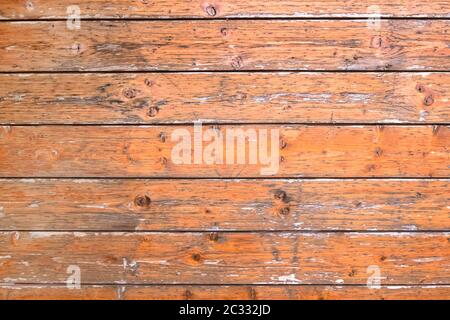 Dunkles Holz Textur mit horizontalen Bretter. Ideal für Hintergründe. Stockfoto