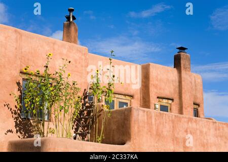 Das Pink Adobe Restaurant, Santa Fe, New Mexico, USA Stockfoto