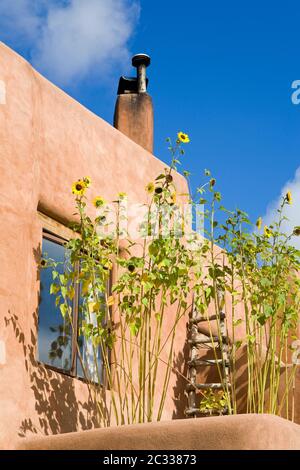 Das Pink Adobe Restaurant, Santa Fe, New Mexico, USA Stockfoto