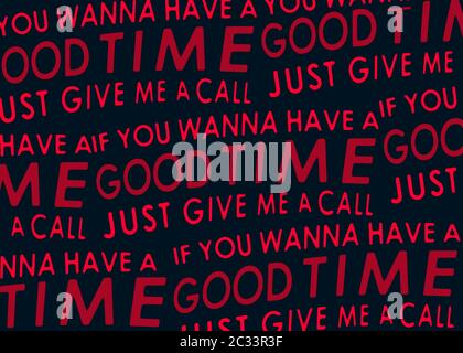 Motivationsphrase Motiv Typografisches Nahtloses Muster Stockfoto