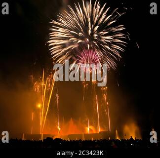 Feuerwerk Stockfoto