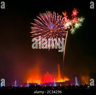 Feuerwerk Stockfoto