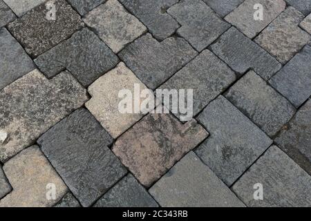 Boden in Borobudur Buddist Tempel - Insel Java Indonesien Stockfoto