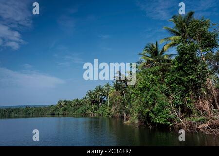 Tatai river jungle Natur Landschaft in abgelegenen Cardamom berge Kambodscha Stockfoto