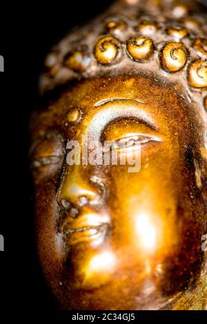 Buddha in tiefer Meditation Stockfoto
