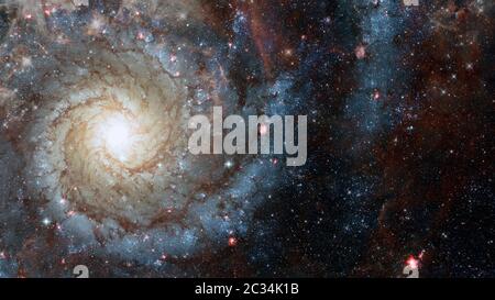 Riesige Spirale Disk von Sternen, Staub und Gas. Elemente dieses Bild von der NASA eingerichtet Stockfoto