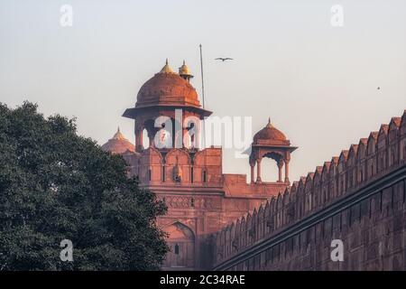 lahori Tor rot Fort neu delhi Stockfoto